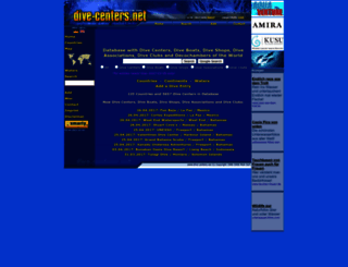 dive-centers.net screenshot
