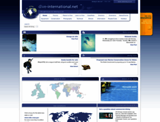 dive-international.net screenshot