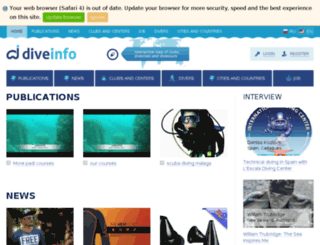 dive.info screenshot