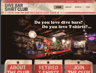 divebarshirtclub.com screenshot