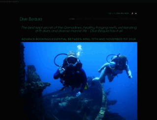 divebequia.com screenshot