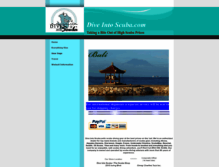 diveintoscuba.com screenshot