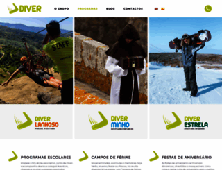 diver.com.pt screenshot