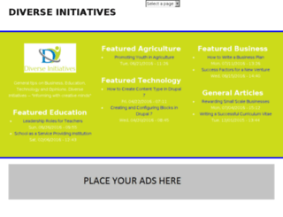 diverseinitiatives.com screenshot