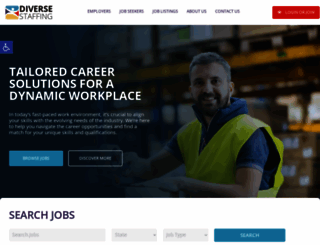 diversestaffing.com screenshot