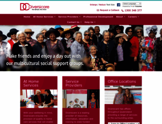 diversicare.com.au screenshot