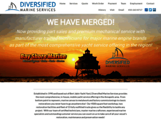 diversifiedmarineservices.com screenshot