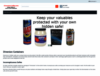 diversion-safes.com screenshot