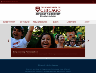 diversity.uchicago.edu screenshot