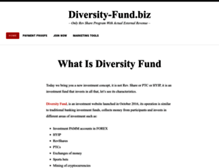 diversityfund.wordpress.com screenshot