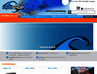 diveshop.nl screenshot