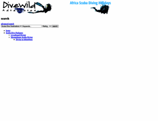 divewild.com screenshot