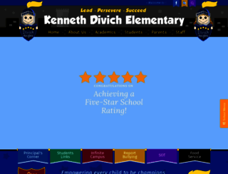 divichelementary.org screenshot