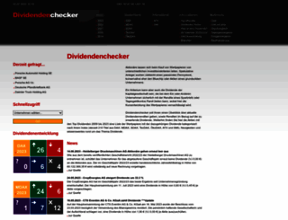 dividendenchecker.de screenshot