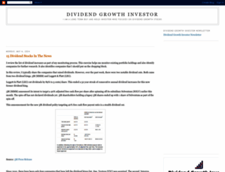 dividendgrowthinvestor.com screenshot