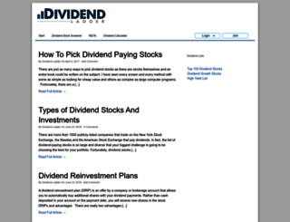 dividendladder.com screenshot