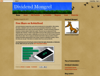 dividendmongrel.blogspot.ca screenshot