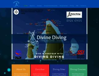 divine-diving.com screenshot