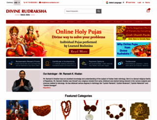 divine-rudraksha.com screenshot