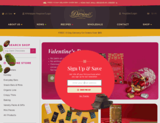divinechocolate.com screenshot