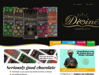 divinechocolateusa.com screenshot