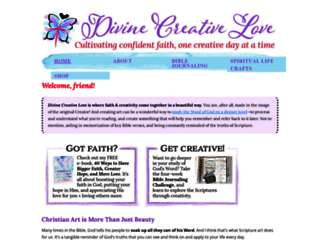 divinecreativelove.com screenshot