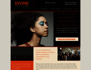 divinehairstudiopgh.com screenshot