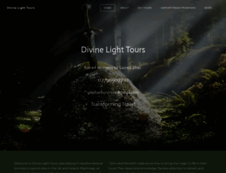 divinelighttours.com screenshot