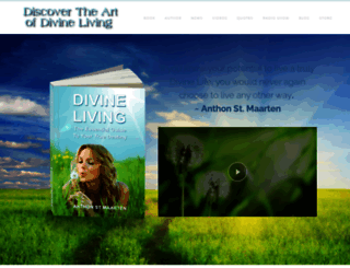 divinelivingbook.com screenshot