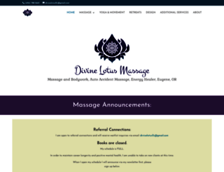 divinelotusmassage.com screenshot