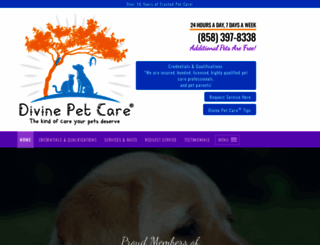 divinepetcare.com screenshot
