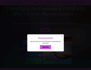 divinewarriorgoddess.com screenshot