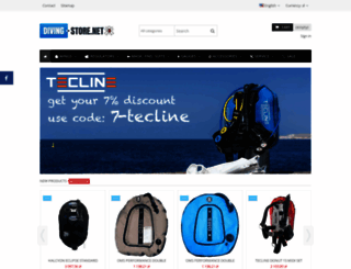 diving-store.net screenshot
