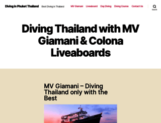 diving-thailand-phuket.com screenshot
