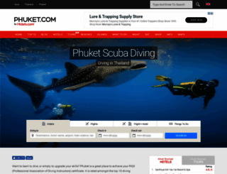 diving.phuket.com screenshot