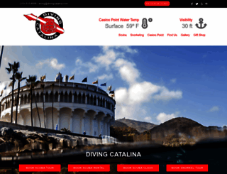 divingcatalina.com screenshot