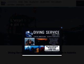 divingservice.it screenshot