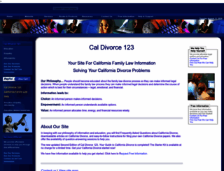 divorce-123.com screenshot