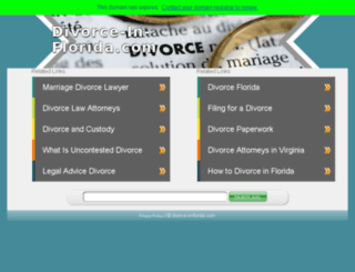 divorce-in-florida.com screenshot