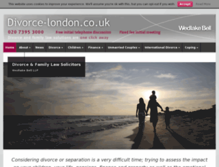 divorce-london.co.uk screenshot