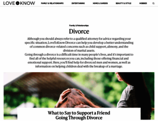 divorce.lovetoknow.com screenshot