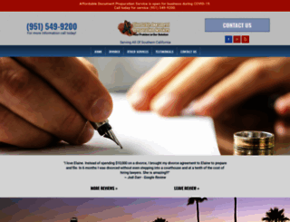 divorceassistanceriverside.com screenshot