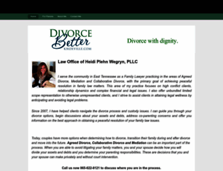 divorcebetterknoxville.com screenshot