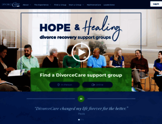 divorcecare.org screenshot