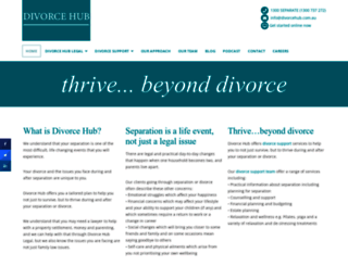 divorcehub.com.au screenshot