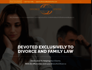 divorcemediationfla.com screenshot