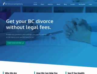 divorceoptions.ca screenshot