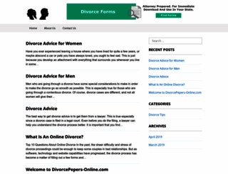 divorcepapers-online.com screenshot