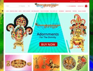 divyshringar.com screenshot
