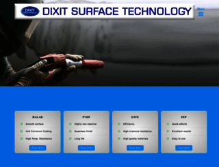 dixitsurfacetechnology.com screenshot